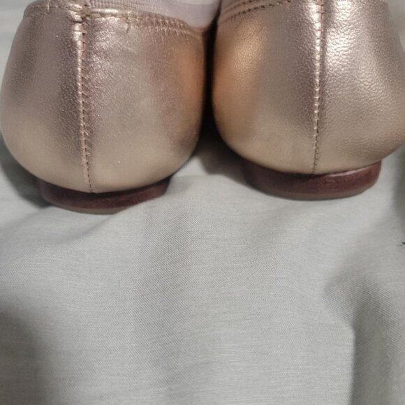 Women's Kate Spade Rose Gold Flats with Bows Sz 6M - Picture 7 of 10